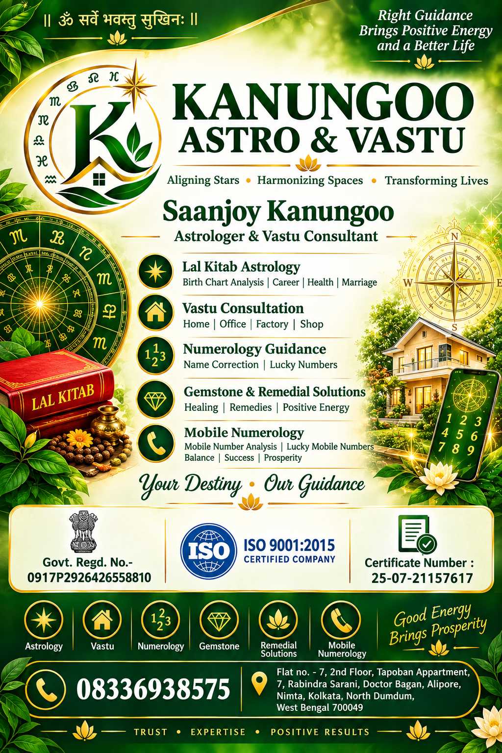 Kanungoo Astro & Vastu
Astrologer Saanjoy Kanungoo