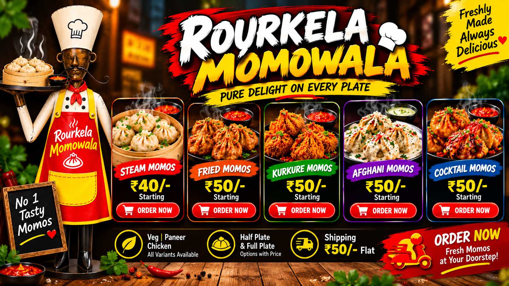 Rourkela Momowala Banner