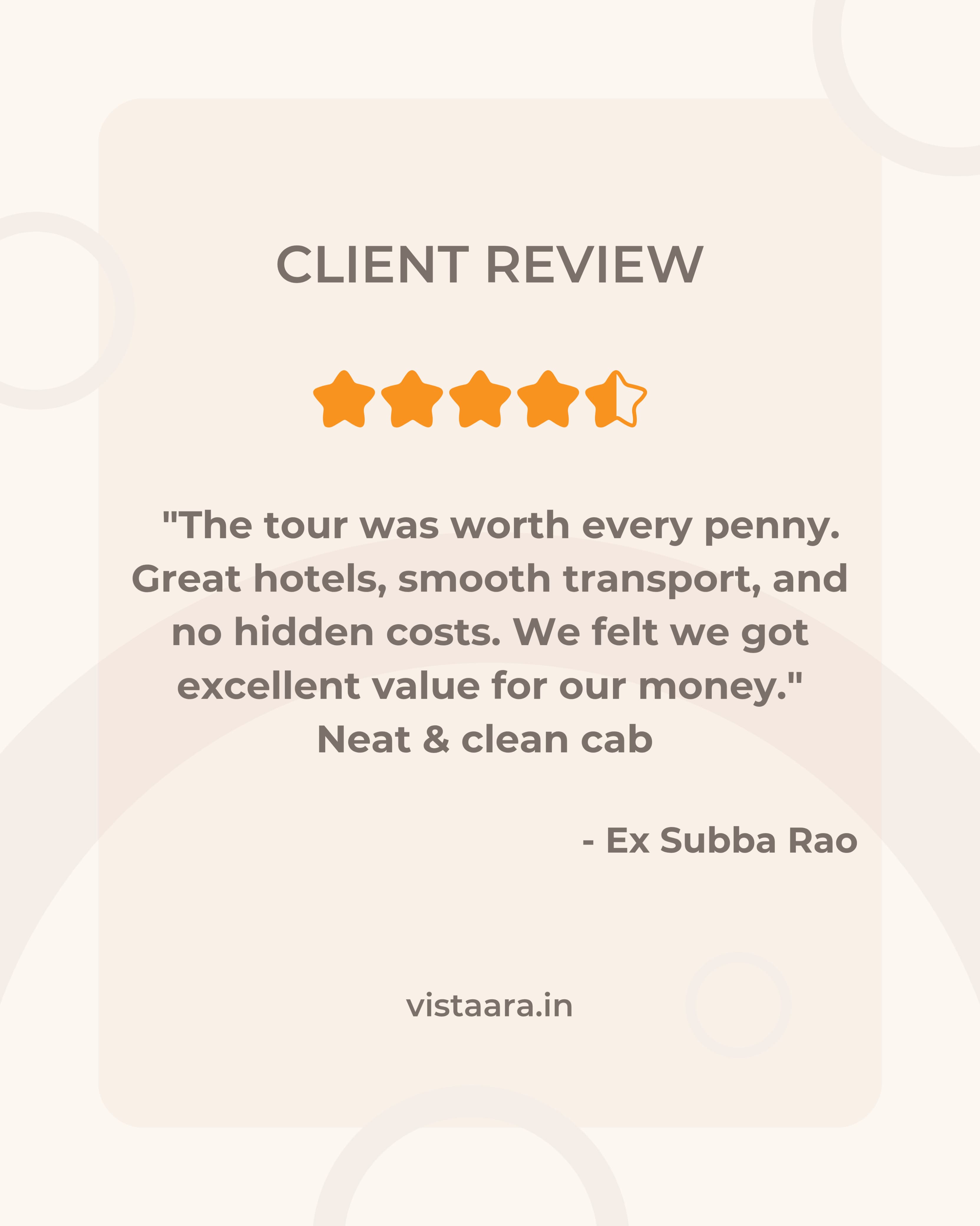 Elite Vistaara Tourism