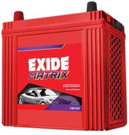 Exide Matrix Car/SUV Battery – 72 Months Warranty - Image 1
