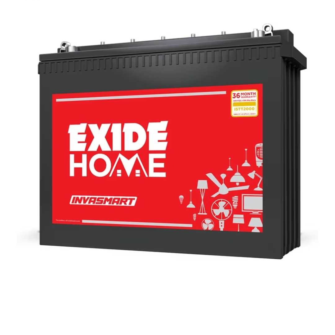 Exide InvaSmart Tubular Inverter Battery – 150Ah / 200Ah | 12V - Image 1