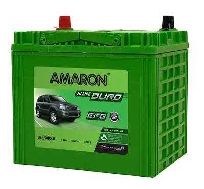 Amaron DURO EFB Automotive Battery 48 Month Warranty - Image 1