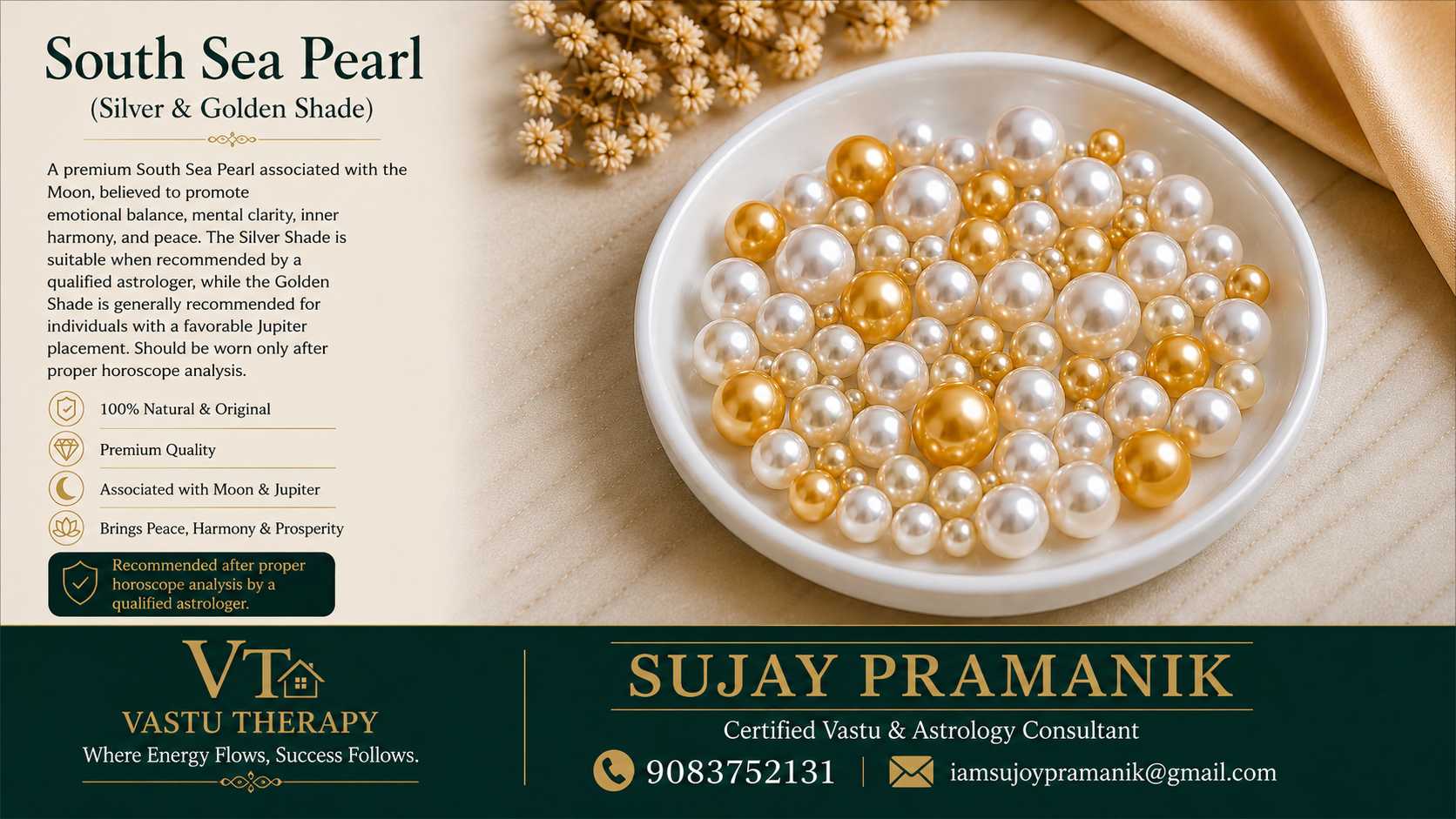 Pearls(Silver & Golden shade)