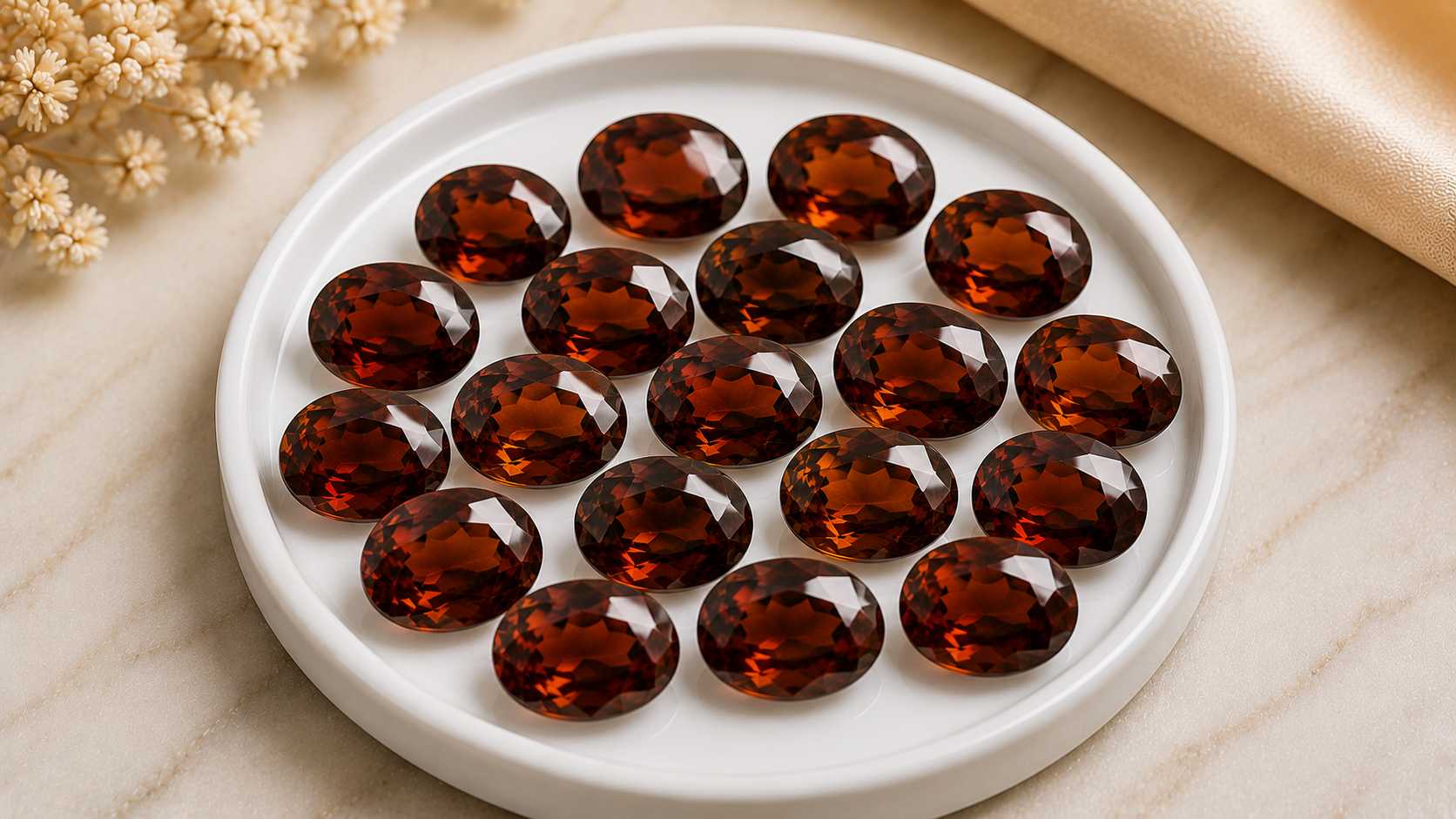 Gomed (Hessonite Garnet)