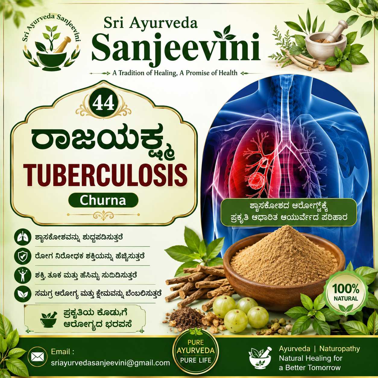 44. ರಾಜಯಕ್ಷ್ಮ TUBERCULOSIS - Image 1