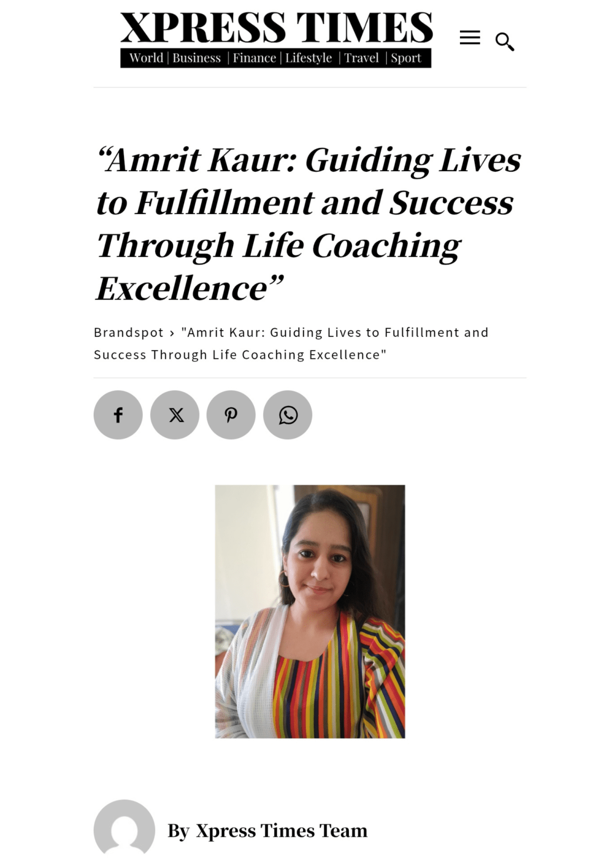 Amrit Kaur