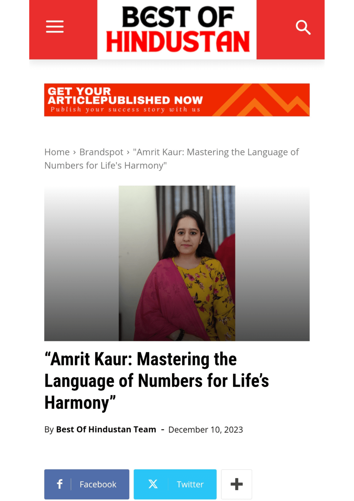 Amrit Kaur