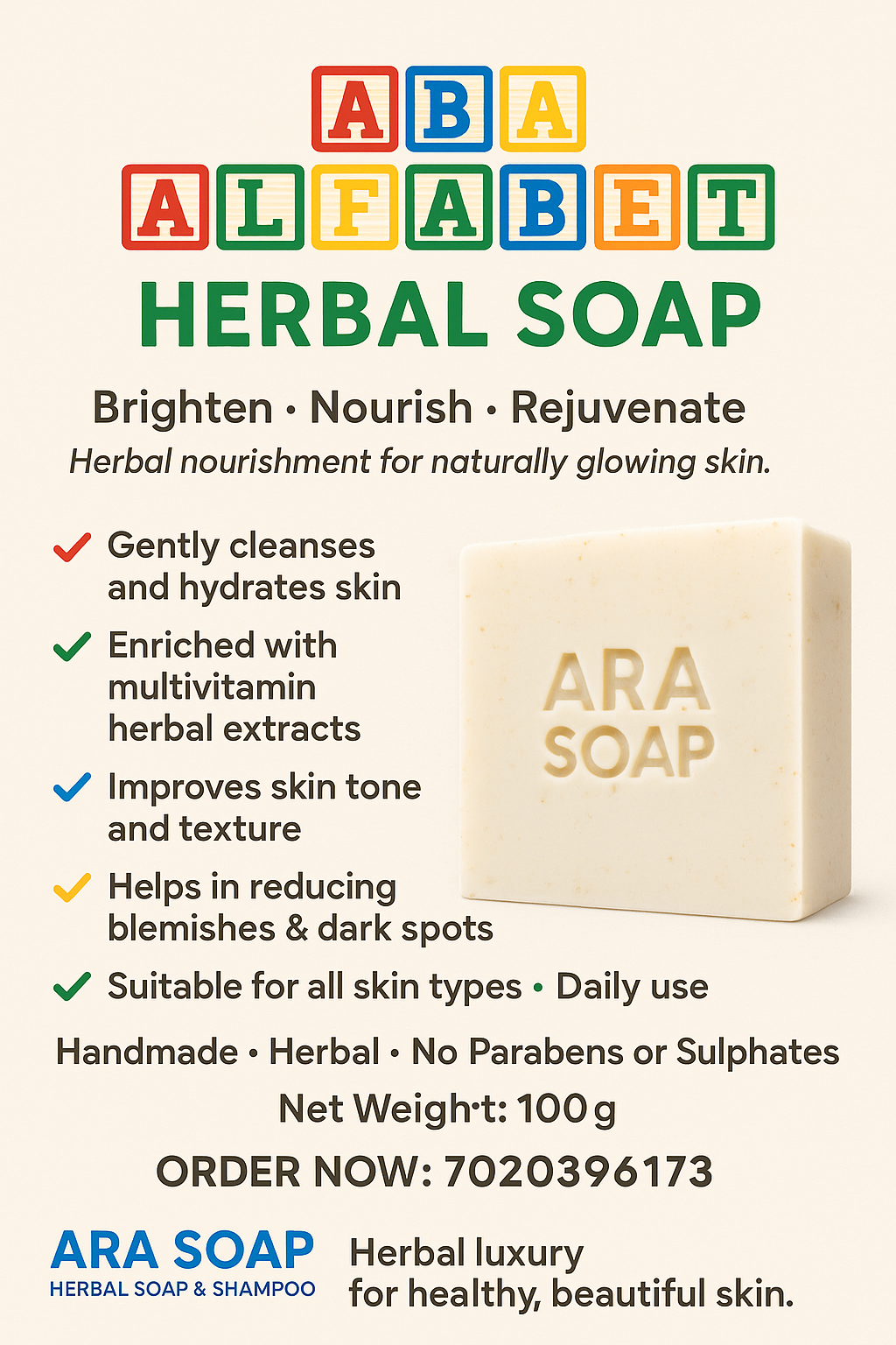ARA HERBAL HANDMADE SOAP