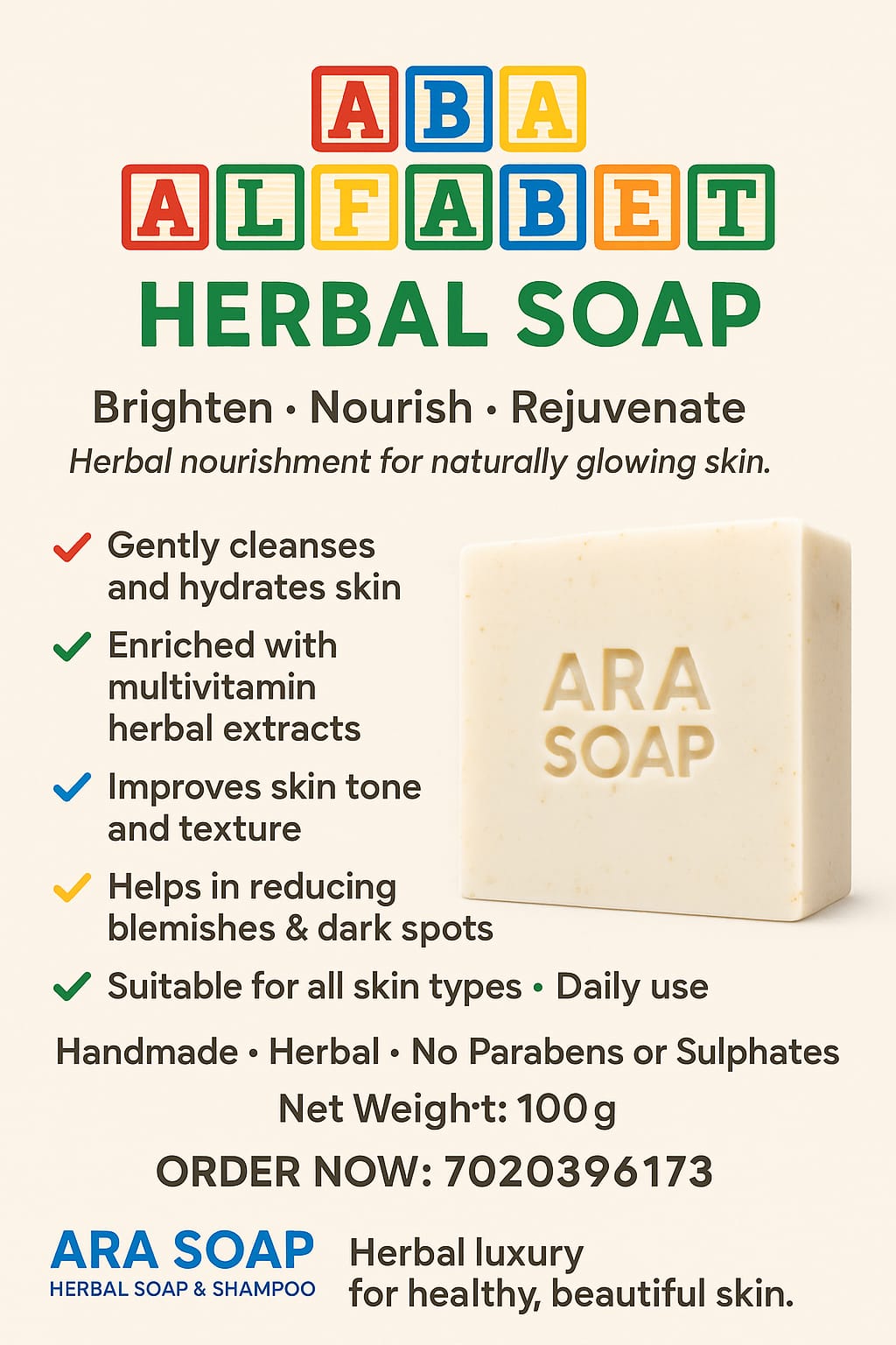 ARA HERBAL HANDMADE SOAP
