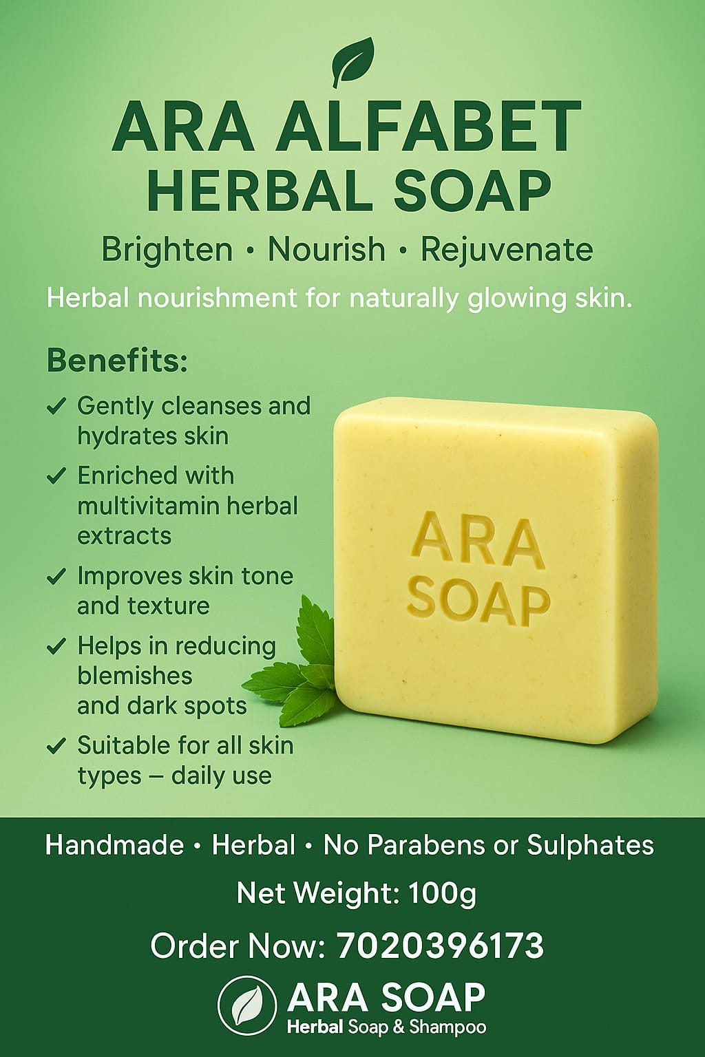 ARA HERBAL HANDMADE SOAP