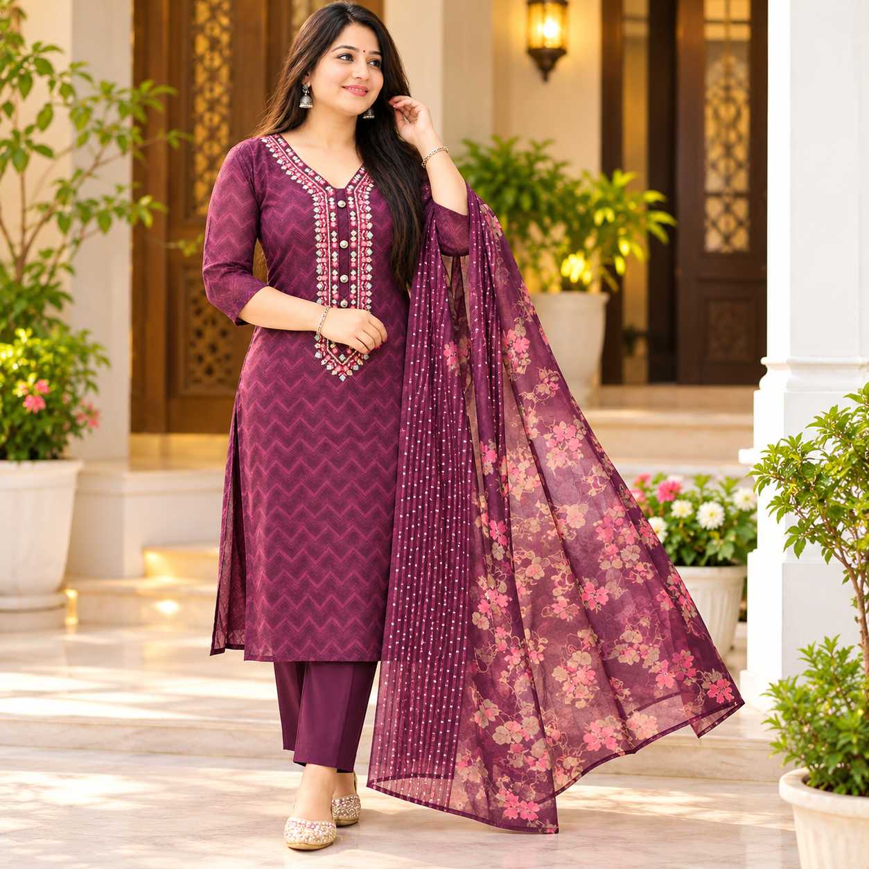 COTTON KURTA SET (Full DRESS) - Image 5