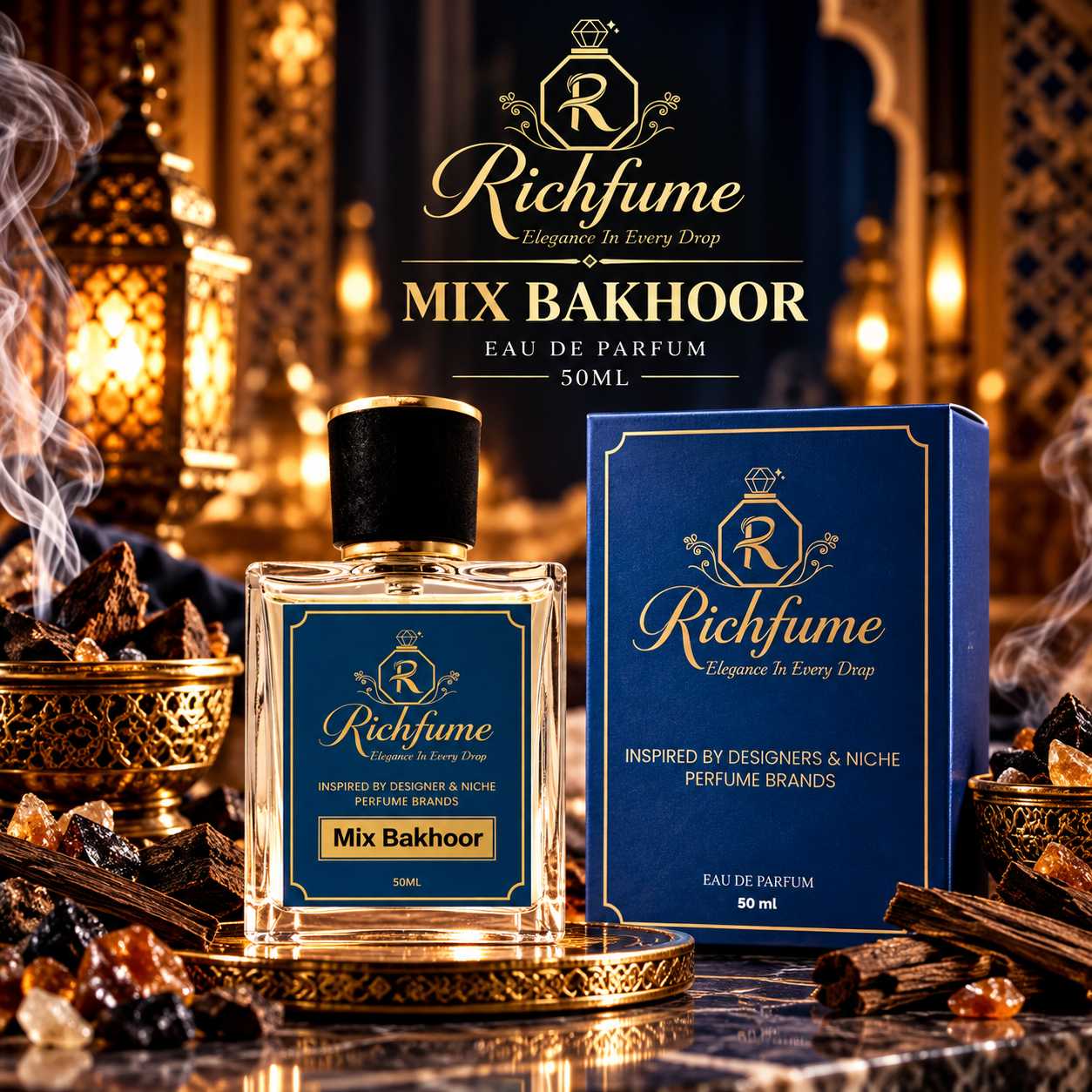 Mix Bakhoor  - 50 ML - EDP - Image 2