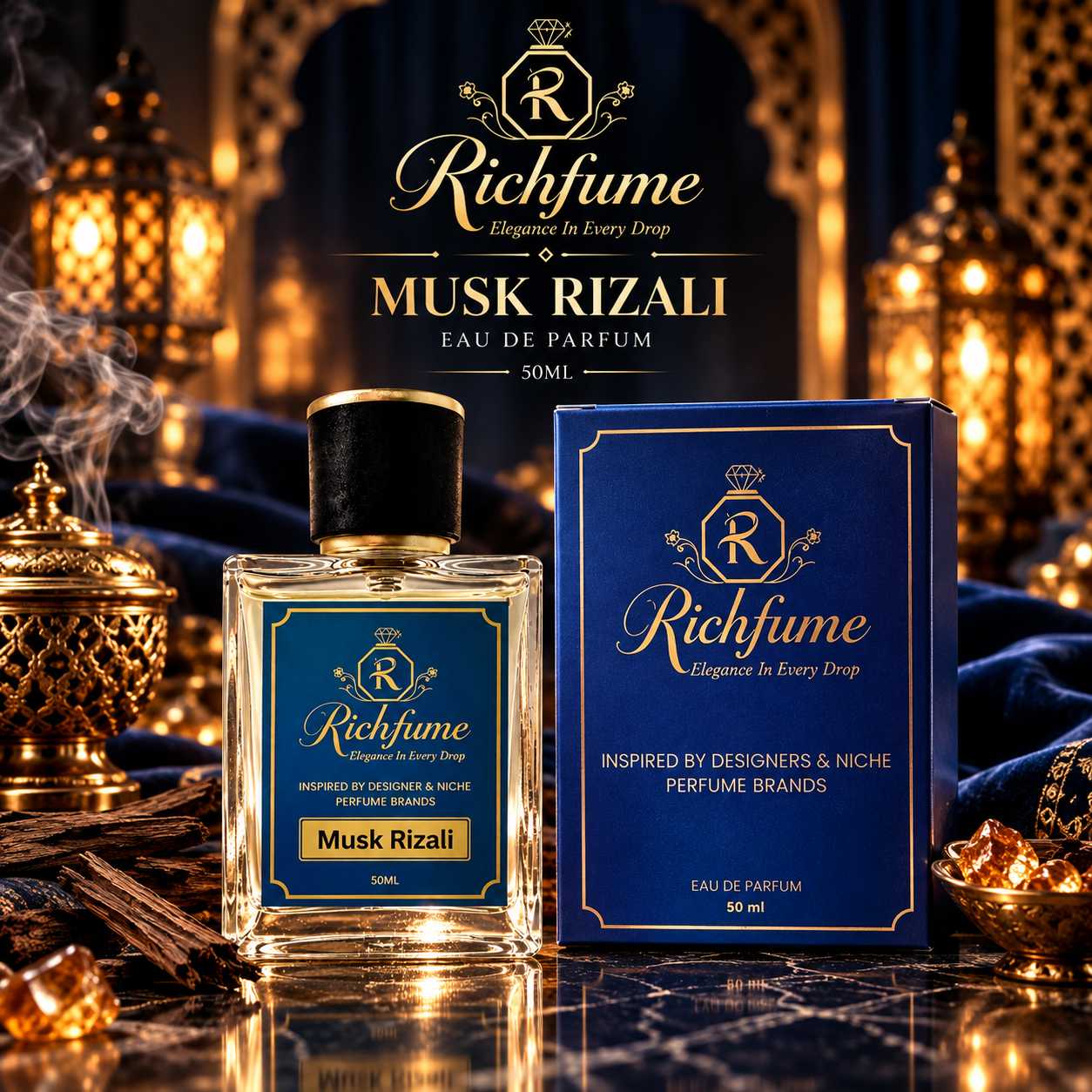 Musk Rizali  - 50 ML - EDP - Image 2