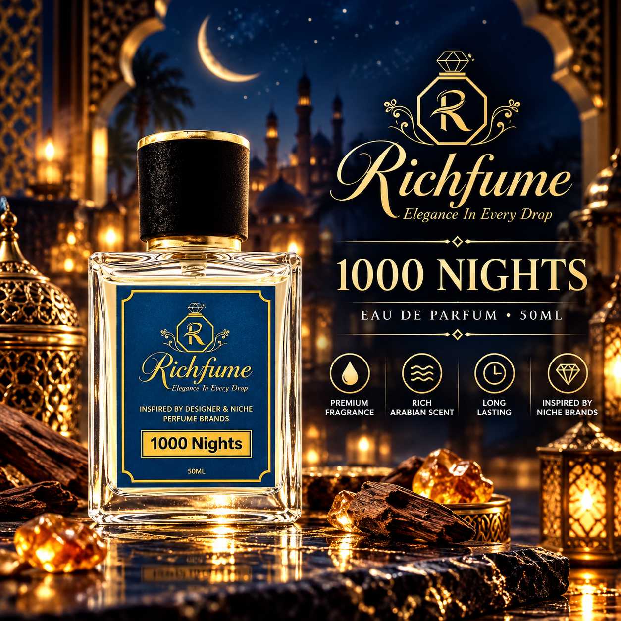 1000 Nights - 50 ML - EDP - Image 1