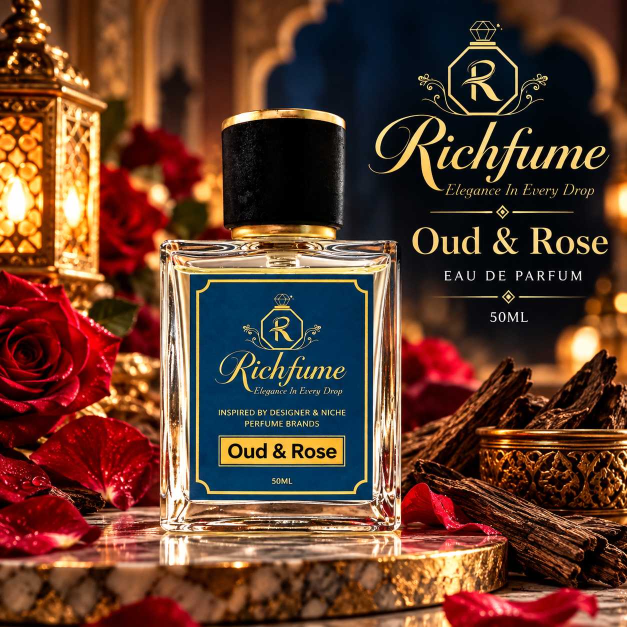 Oud & Rose  - 50 ML - EDP - Image 1