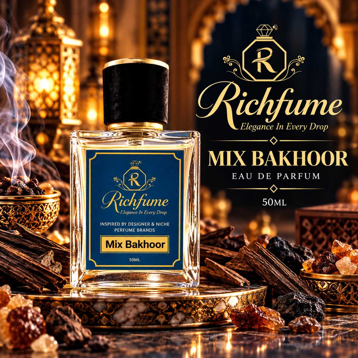Mix Bakhoor  - 50 ML - EDP - Image 1