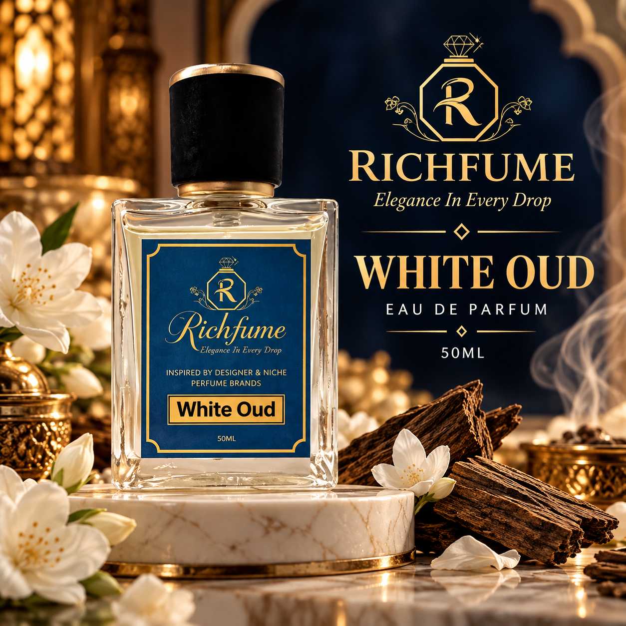 White Oud  - 50 ML - EDP - Image 1