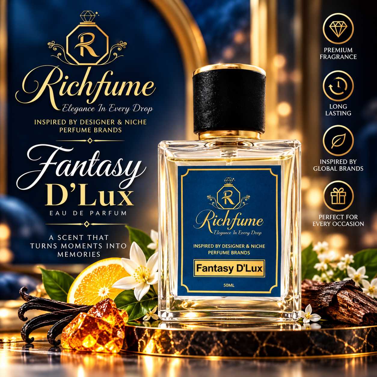 Fantasy D'Lux  - 50 ML - EDP - Image 1