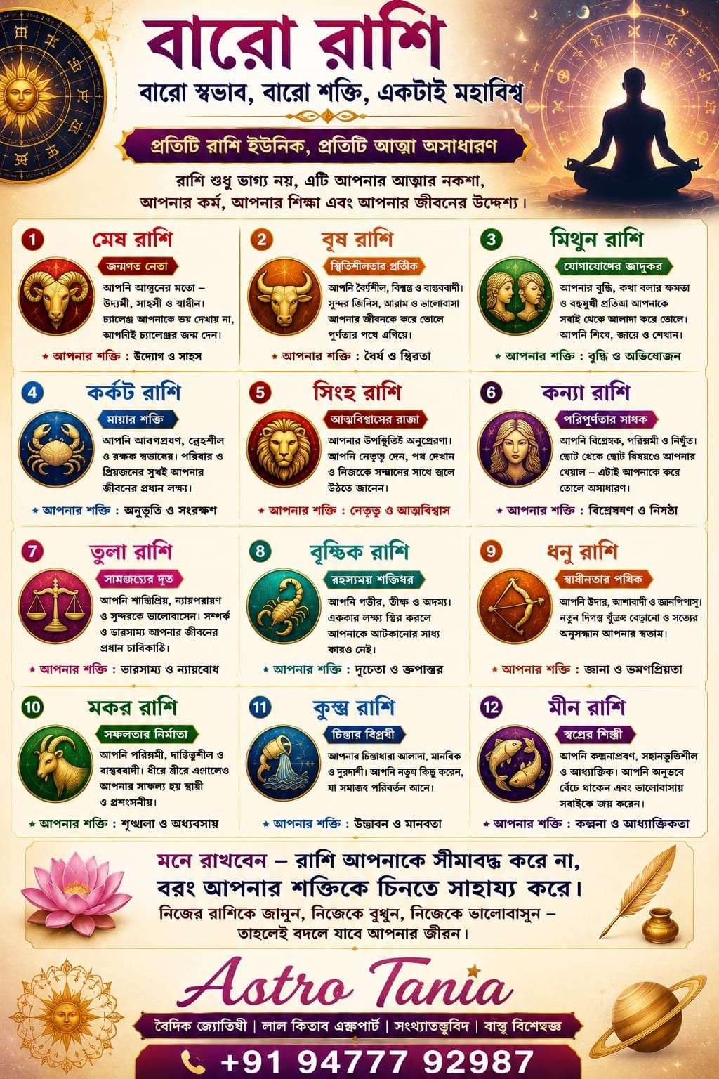 Astrologer Tania Sastri
