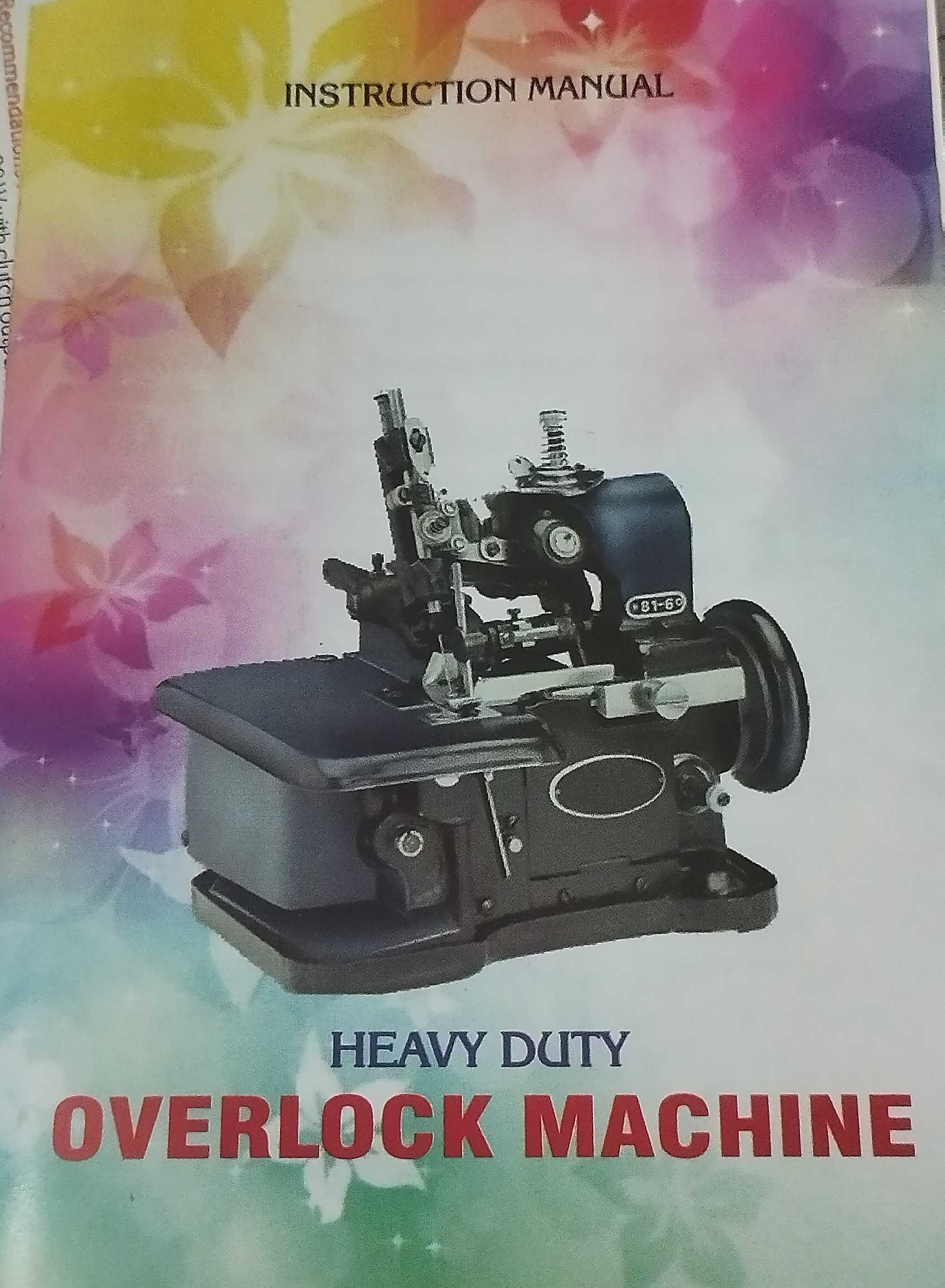 OVERLOCK INSTRUCTION BOOK - Image 1