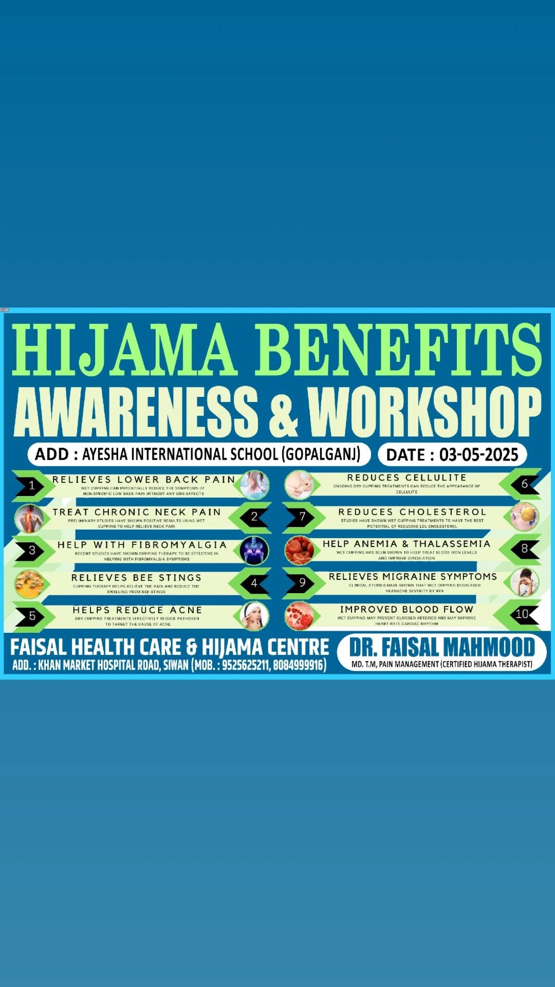FAISAL HEALTH CARE AND HIJAMA CENTRE