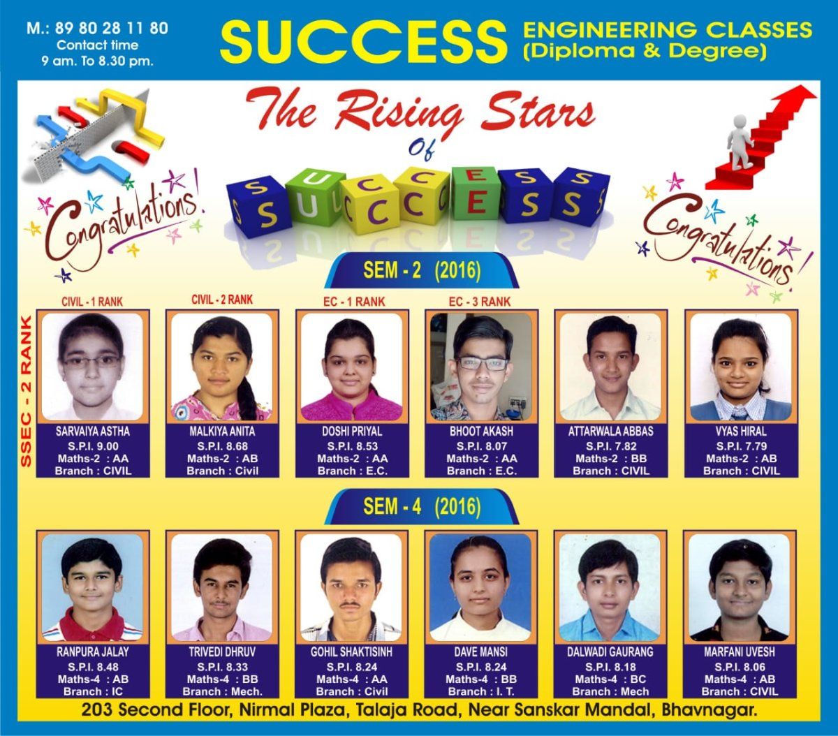 Success Engineering Classes (Since 2008)