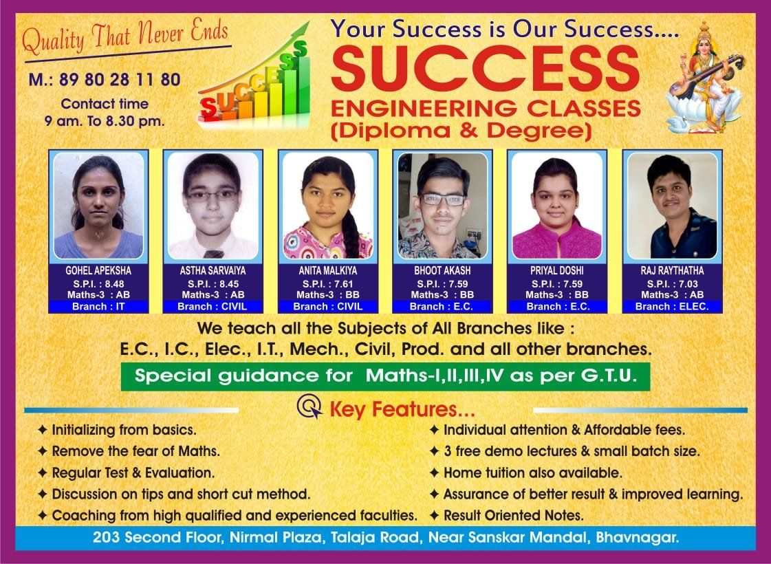 Success Engineering Classes (Since 2008)