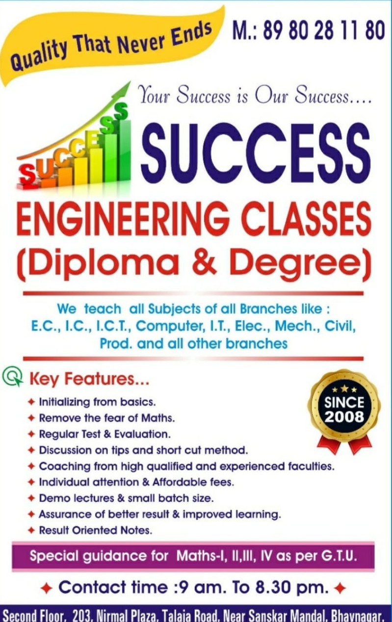 Success Engineering Classes (Since 2008)