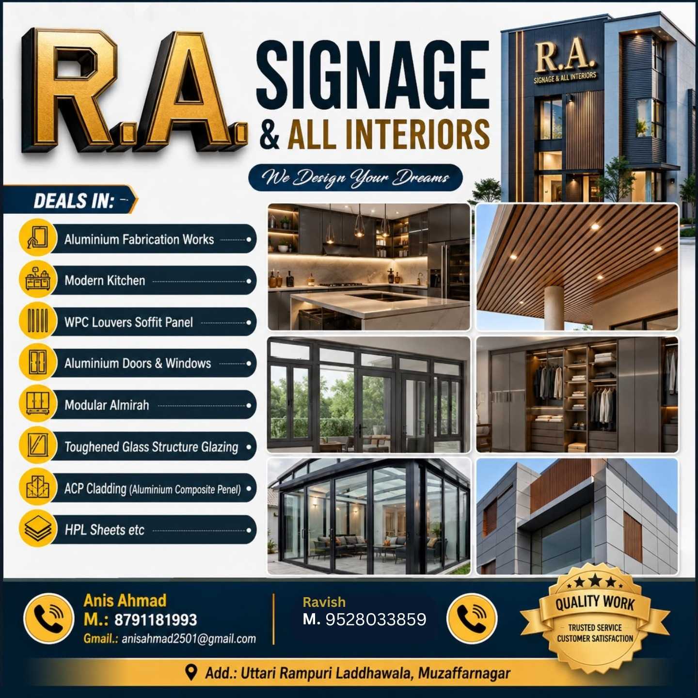 R.A. Signage & All Interiors