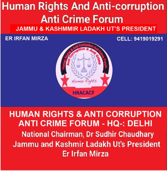 Human Rights And Anticorruption Anticrime Forum Hq Delhi