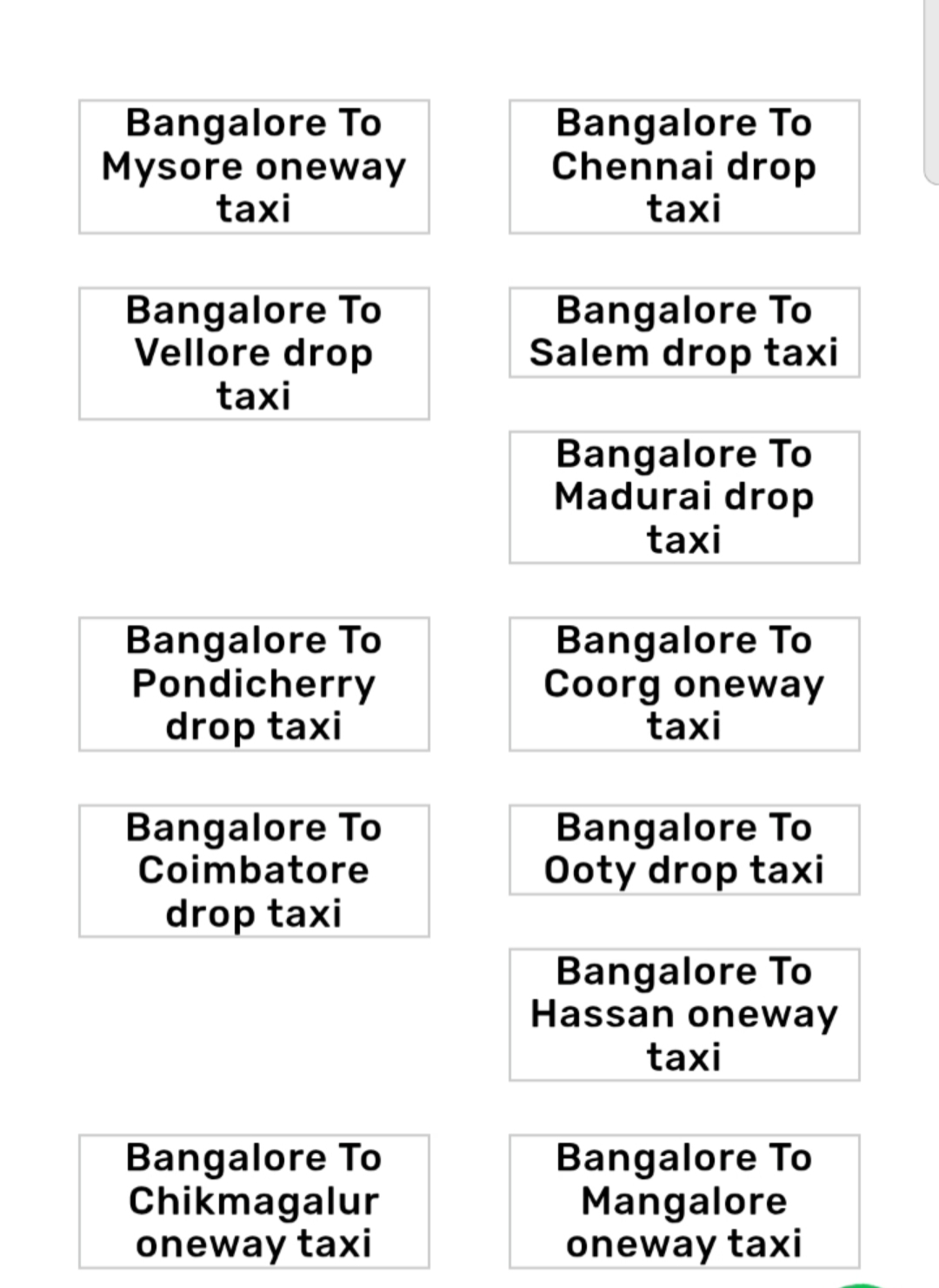 Taxis Bazar