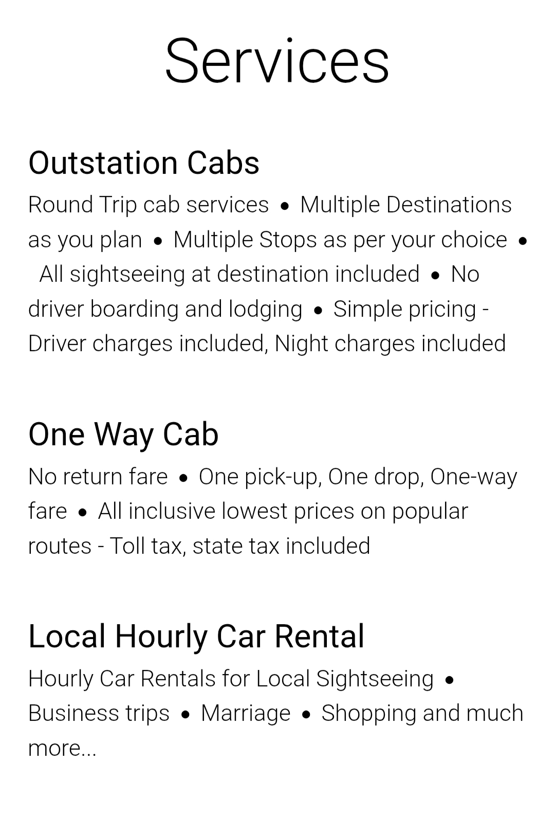 Taxis Bazar