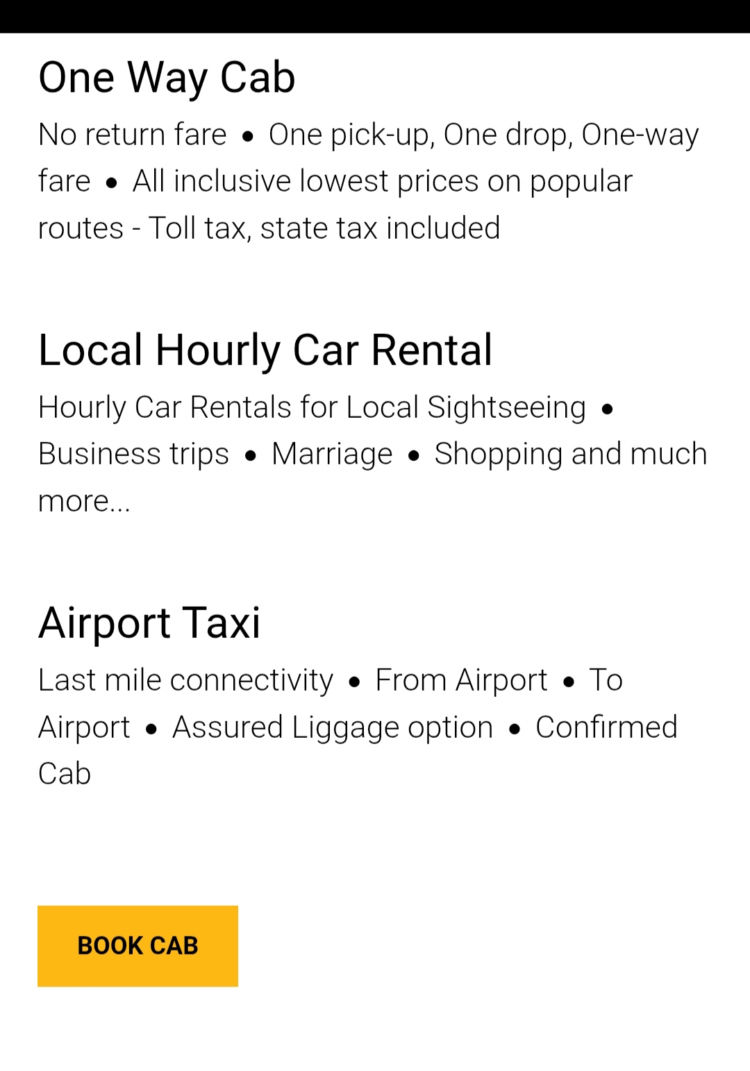 Taxis Bazar