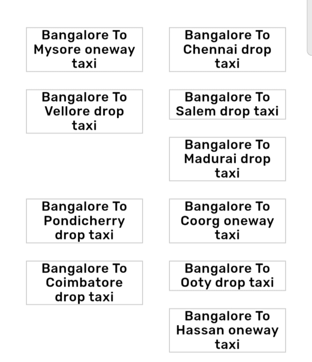 Taxis Bazar