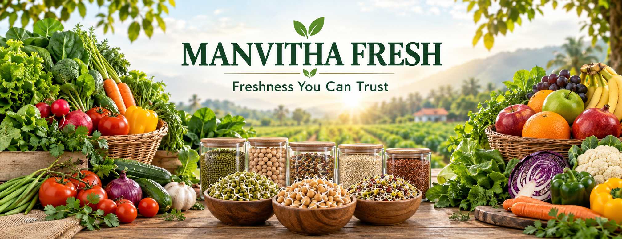MANVITHA FRESH Banner