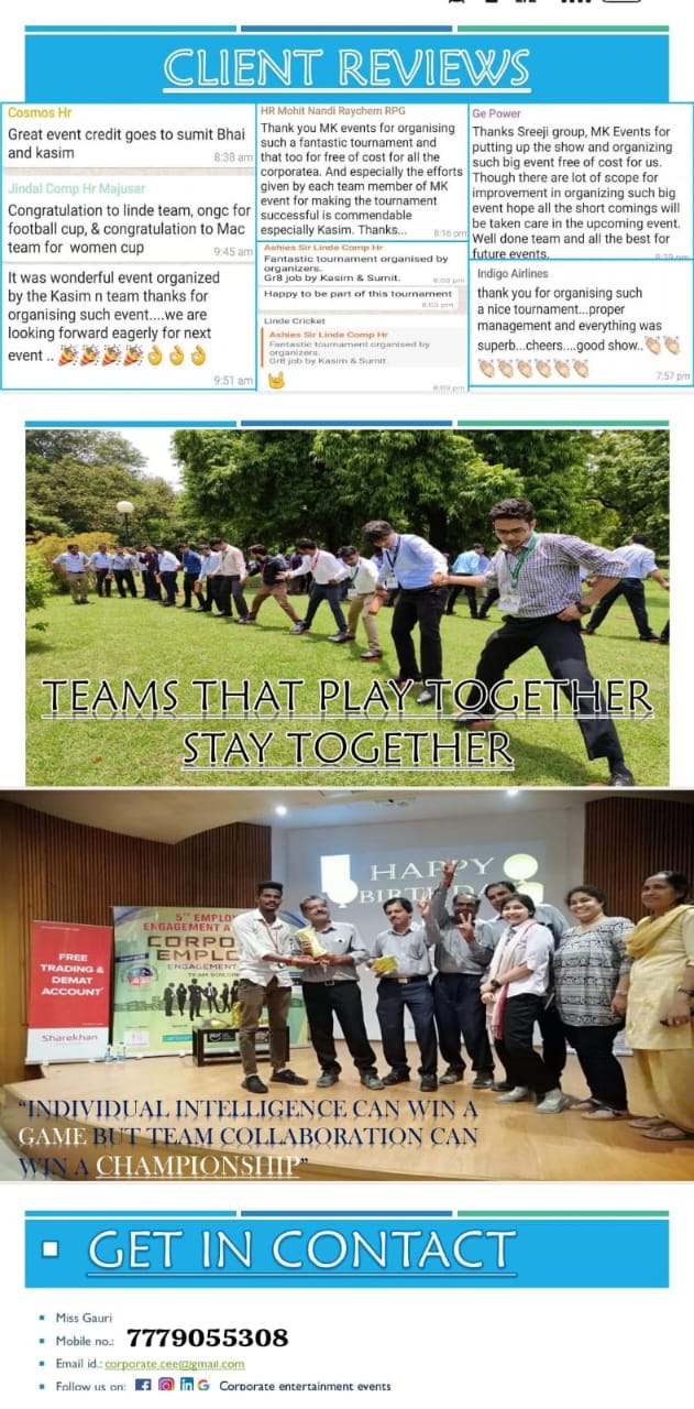 Corporate Entertainment Events