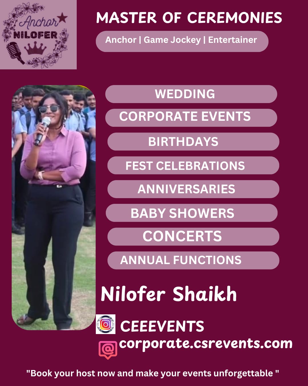 Corporate Entertainment Events