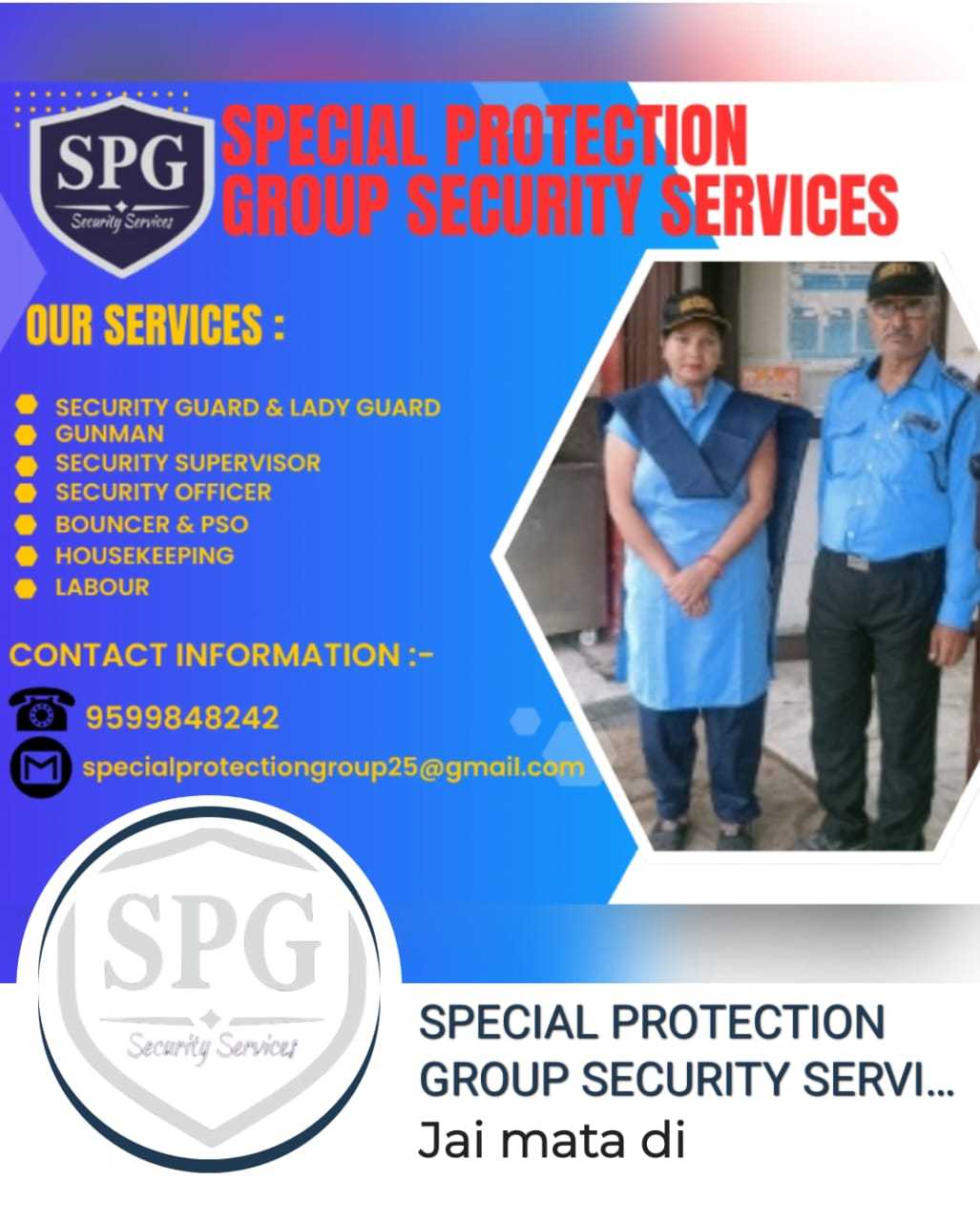 Special Protection Group Security Services