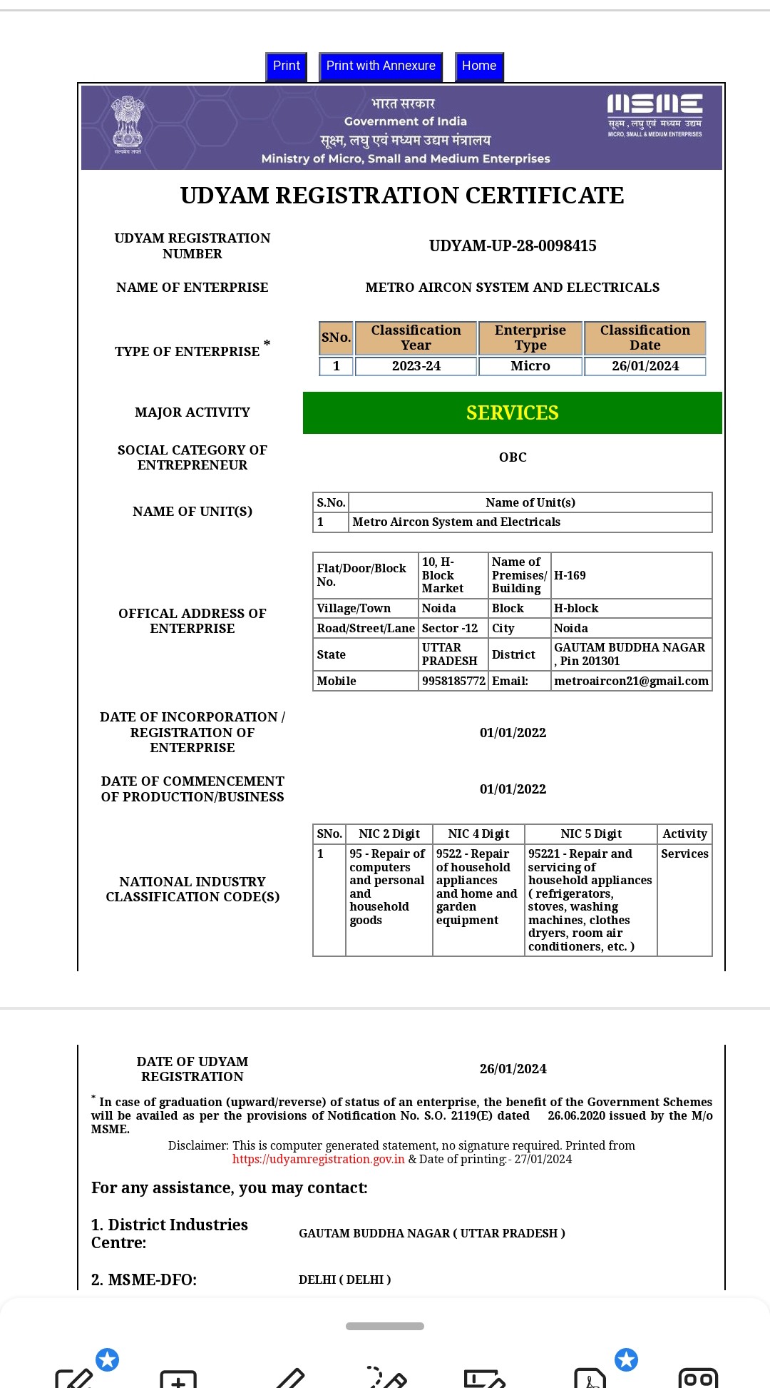 Metro Aircon System And Electricals