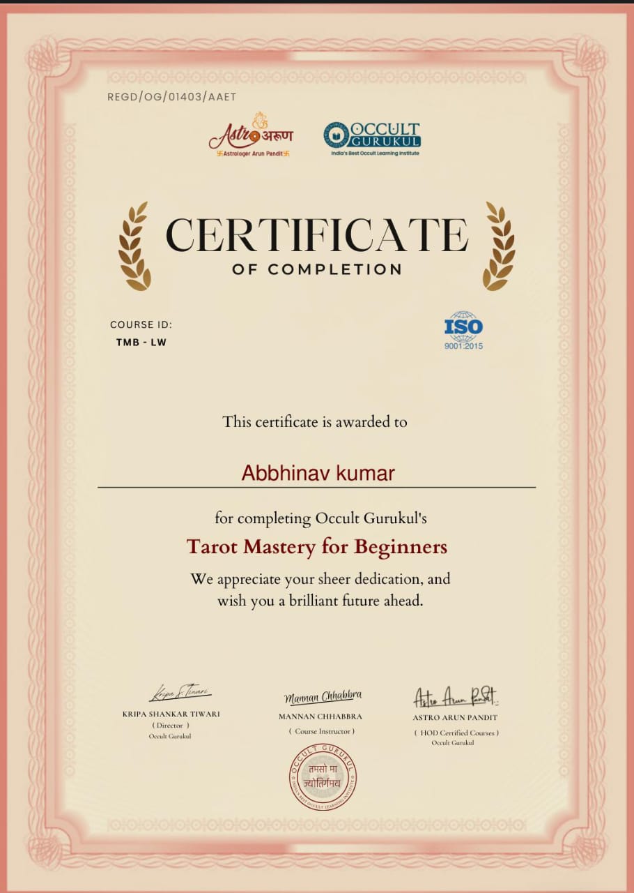 Certified Numerologist