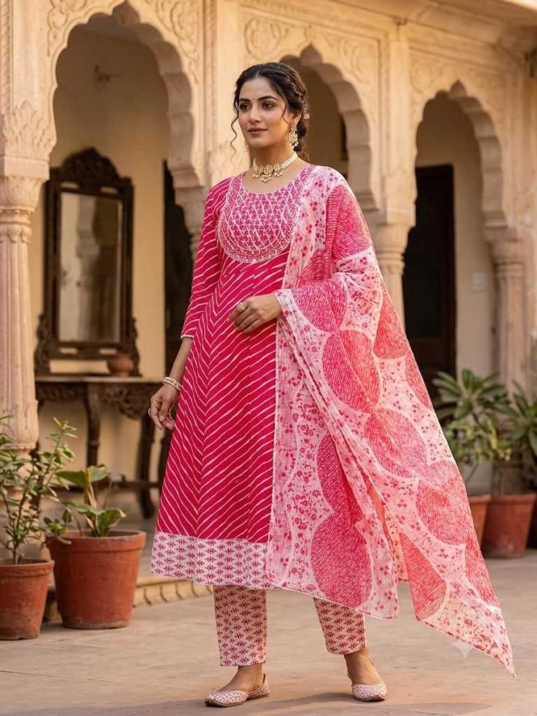 Lahariya Kutty pant dupatta - Image 4