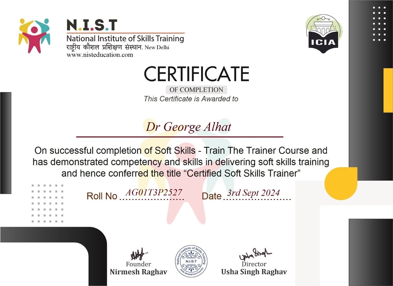 Trainer George Alahat