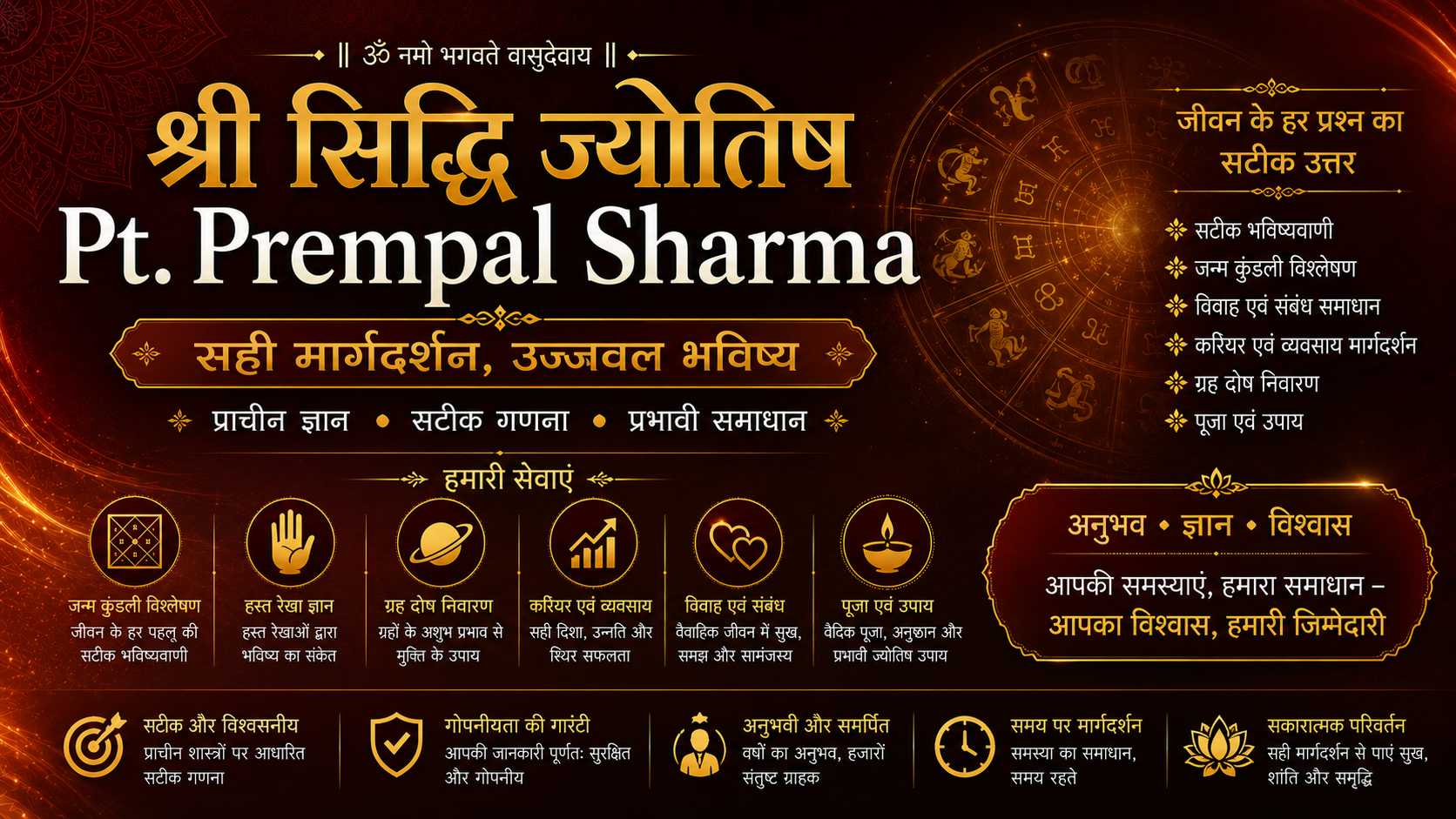 Shri Sidhi Jyotish Pt. Prempal Sharma