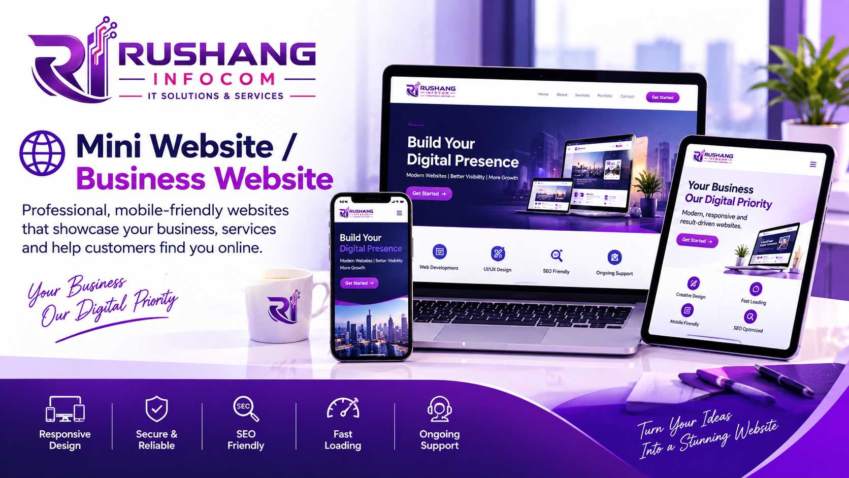 🌐 Mini Website / Business Website