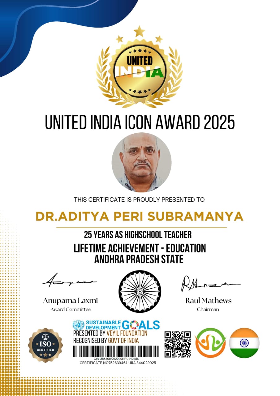 Dr Aditya Peri Subramanya