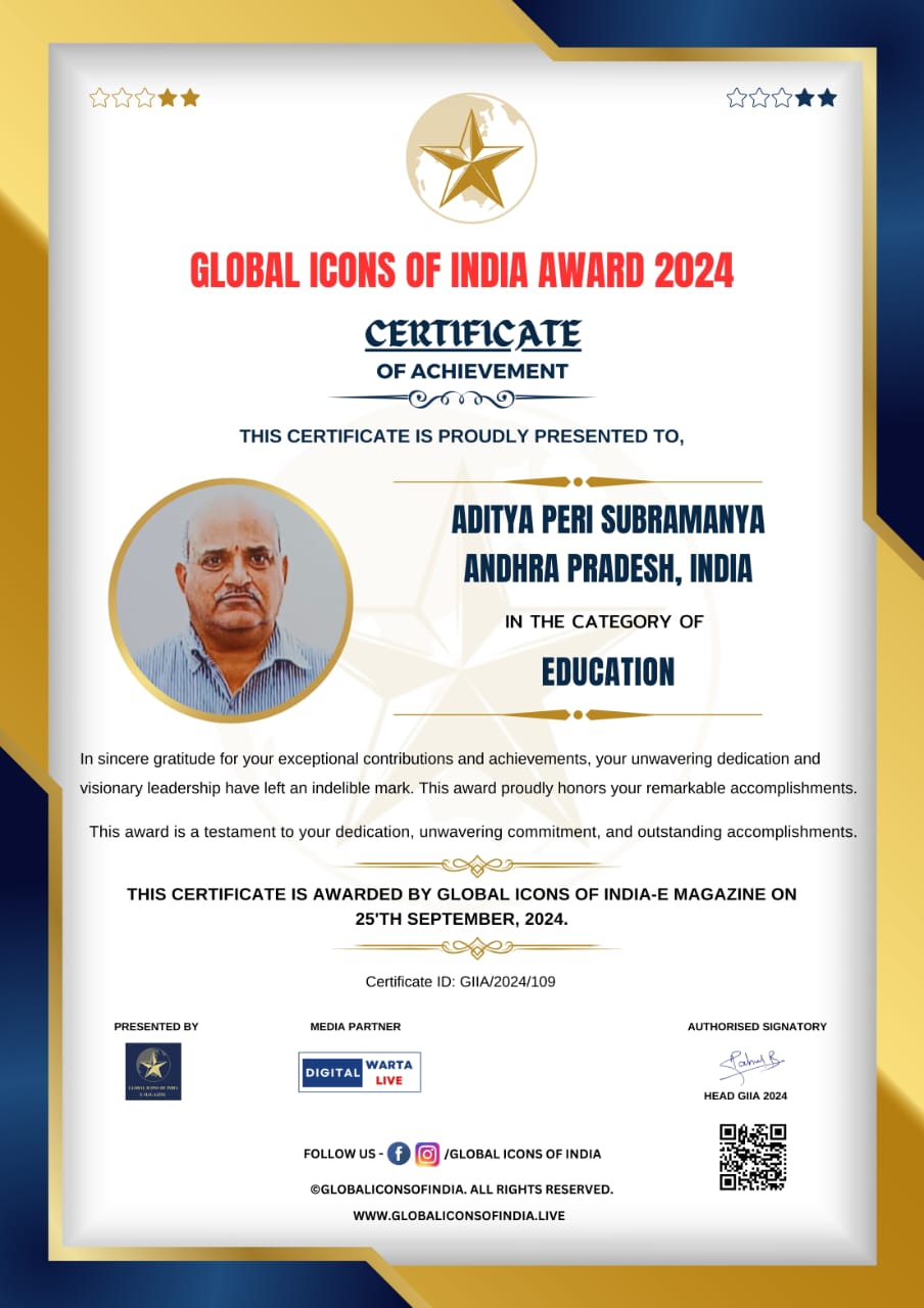 Dr Aditya Peri Subramanya