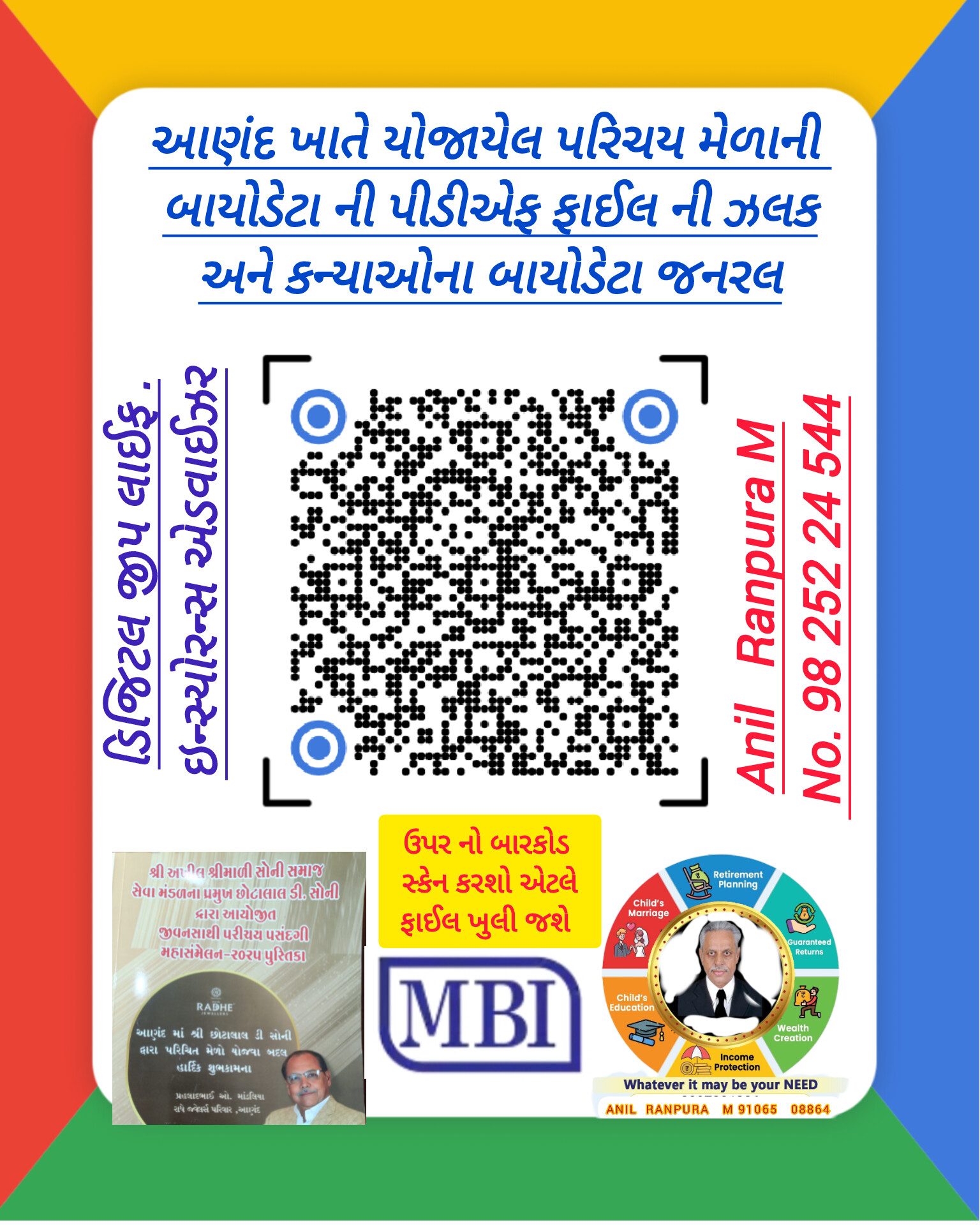 શ્રીમાળી સોની સમાજમાં પ્રથમ ડિજિટલી પ્લેટફોર્મ અનિલભાઈ રાણપુરા એ રજૂ કરેલ છે