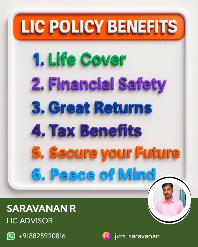 R. Saravanan  LIC ADVISOR