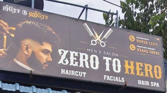 Zero To Hero Premium Men's Salon & Cosmetics