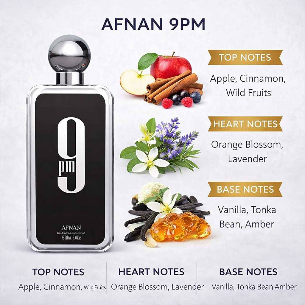 Afnan 9PM Premium Fragrance – Sweet & Long-Lasting - Image 1